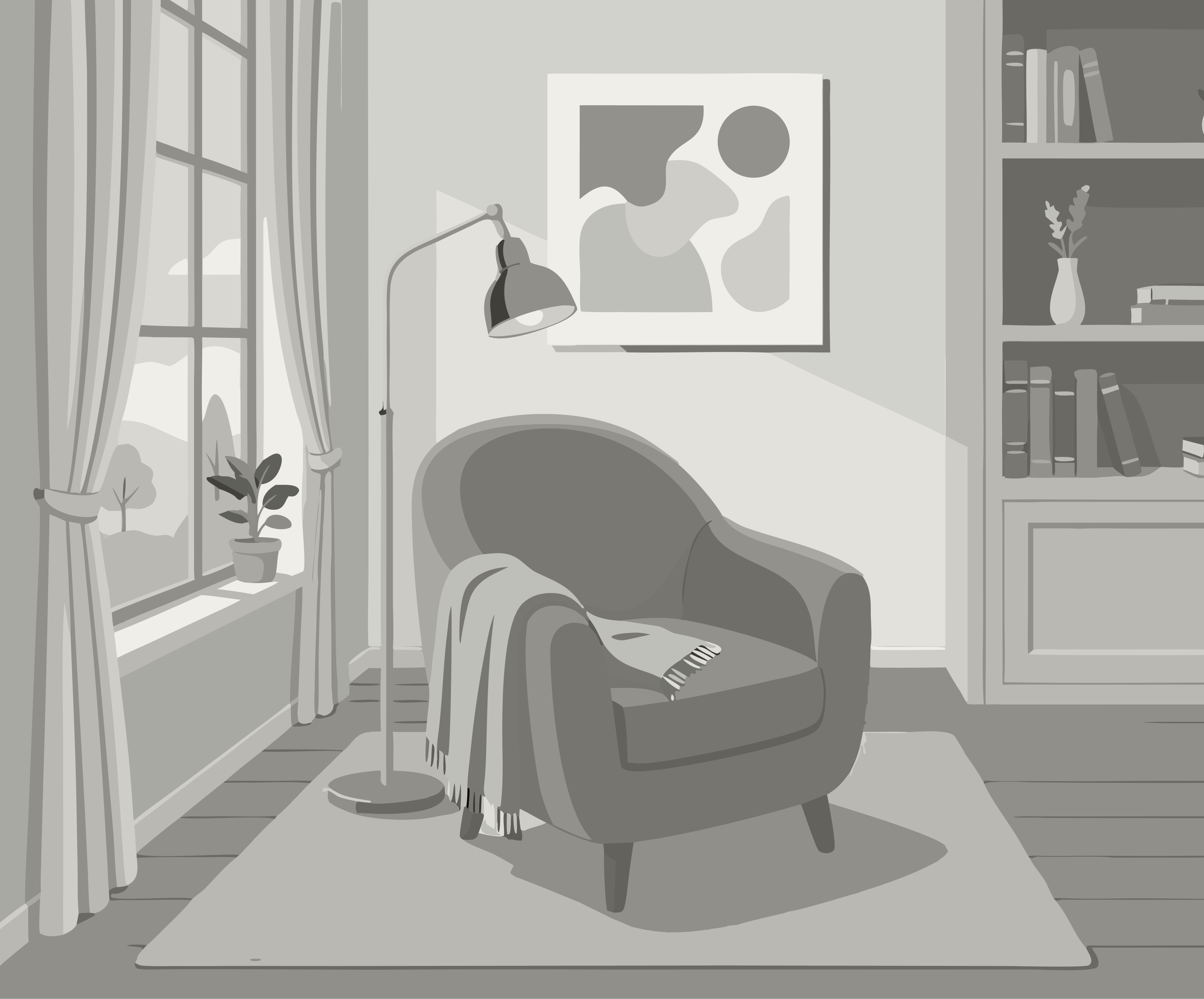 Habitación Deluxe con cama extragrande y sofá cama